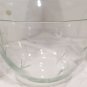 Gorham Large Crystal Floral Mist 12â Etched Bowl