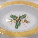 Fitz and Floyd English Oaks 11” Oval Vegetable Bowl
