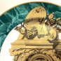 Fitz and Floyd Consoles IV Decorative Plate Green Marble Design