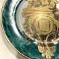 Fitz and Floyd Consoles IV Decorative Plate Green Marble Design