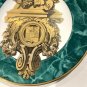 Fitz and Floyd Consoles IV Decorative Plate Green Marble Design