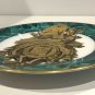 Fitz and Floyd Consoles IV Decorative Plate Green Marble Design