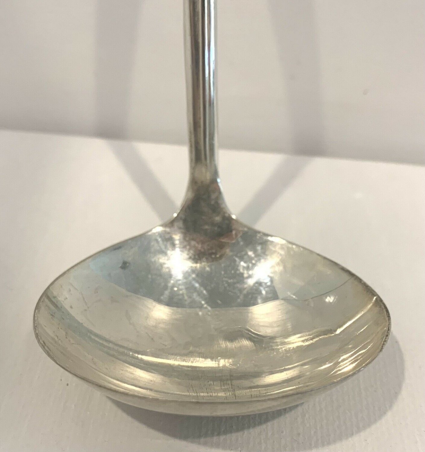 H&T MFG Co. Silverplate Flatware Meadow Flower Gravy Spoon