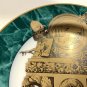 Fitz and Floyd Consoles III Decorative Plate Green Marble Design