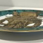 Fitz and Floyd Consoles III Decorative Plate Green Marble Design