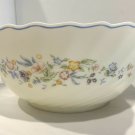 Arcopal Victoria France Serving Bowl 9 3/8" Floral Scalloped