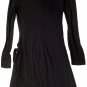 Max Studio Black Tie Long Sleeve Dress Size M