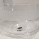 Mikasa Clear Crystal 10” Country Manor Bowl with Basket Weave