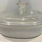 Corning Ware MC-6-B Oval Casserole Dish & Lid French White Pyroceram