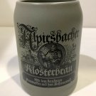 Alpitsbacher Klosterbrau .3 L Gray and Black Stein