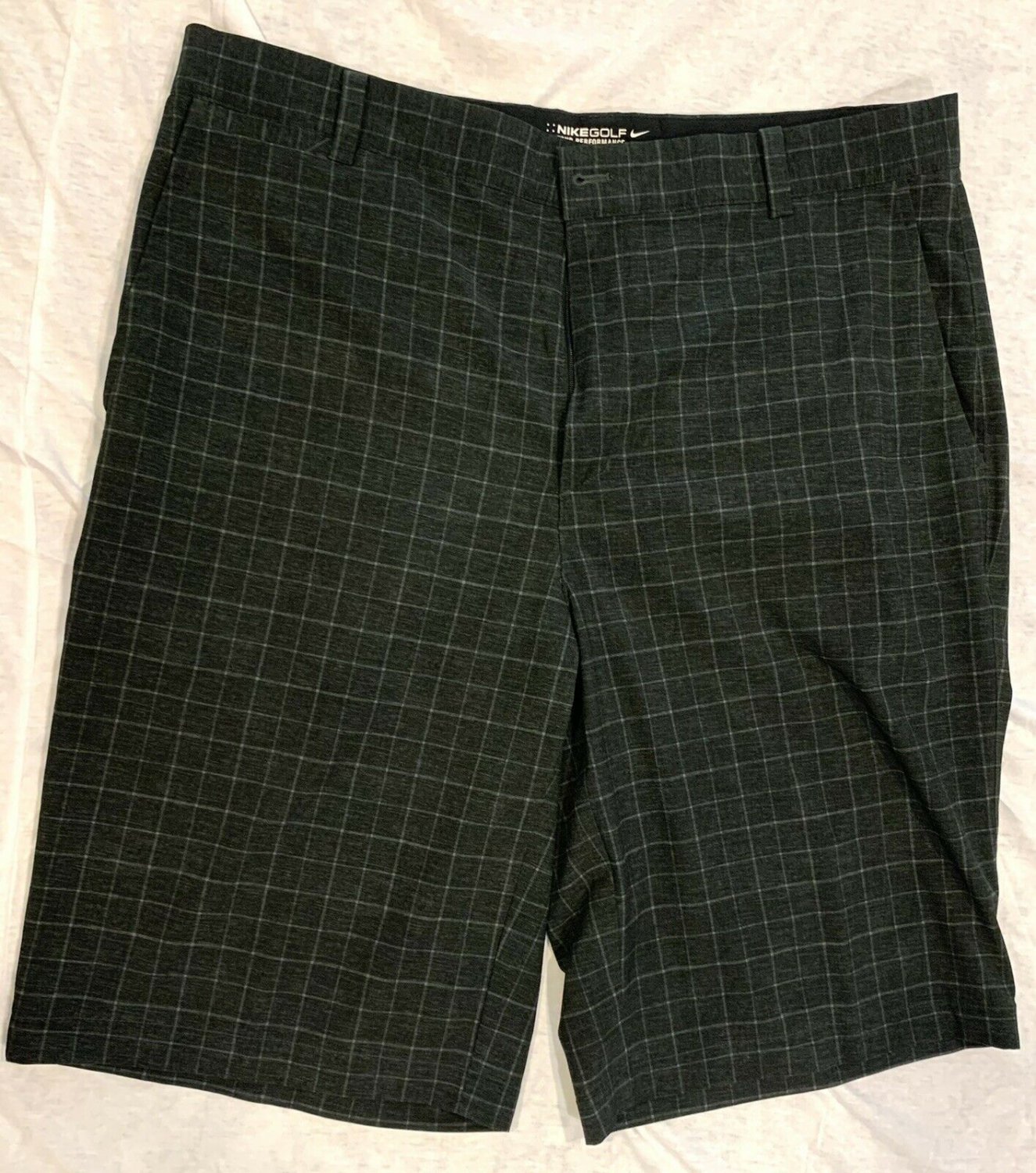 Nike Dri-Fit Tour Performance Gray Golf Shorts Size 34