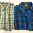 Two Eddie Bauer Travex Men’s Button Down Short Sleeve Shirts Size Medium Two Eddie Bauer Travex Men’s Button Down Short Sleeve Shirts Size Medium