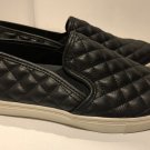 Steve Madden Women’s Quilted Slip On Sneakers Black Shoes Size 8.5 M