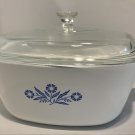 Corning Ware Blue Cornflower p-2 1/2-b Covered Casserole Dish with Lid