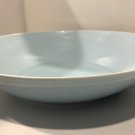 Crate and Barrel Large Light Blue Ceramic Serving Bowl