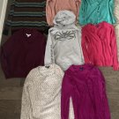 Lot of 8 Women's Sweaters (3 are GAP) and Hoodie Size Small