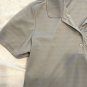 Adidas Polo Woman's Size Medium Gray Short Sleeve Collard Athletic Golf Shirt