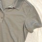 Adidas Polo Woman's Size Medium Gray Short Sleeve Collard Athletic Golf Shirt