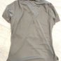Adidas Polo Woman's Size Medium Gray Short Sleeve Collard Athletic Golf Shirt