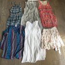 Lot of 5 Women’s Multi-Colored Dresses and 1 Skirt Size Medium