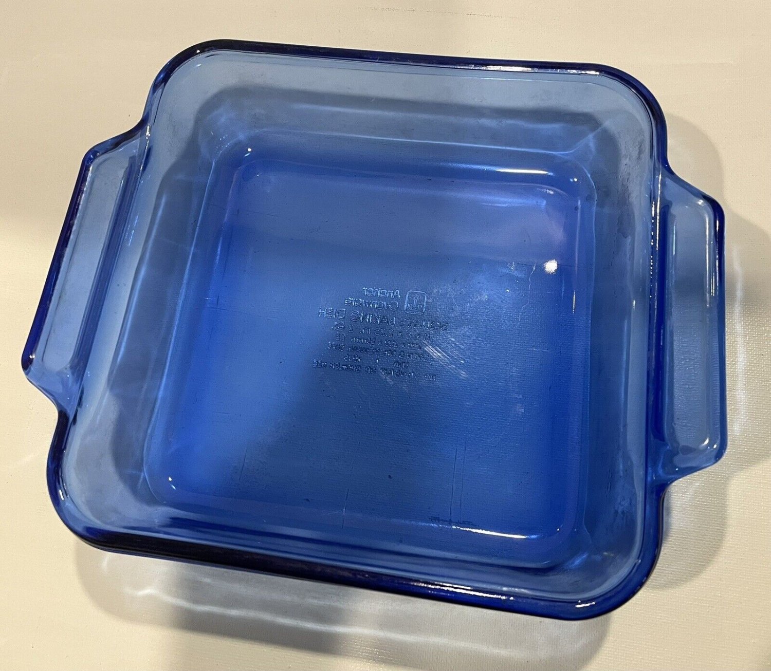 Anchor Hocking Cobalt Blue 8&acirc;�� x 8&acirc;��, 2 Quart Glass Baking Dish