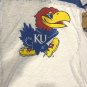 Women’s Kansas University Jayhawks Size Medium White Short Sleeve Shirt - New