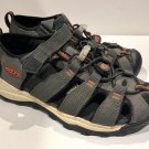KEEN Big Kids Newport Neo H2, Outdoor Adventure Water Sandal, Gray & Orange Sz 2
