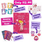 Valentine's Package for Toddlers - New Book/Ornament/Stickers/Card/Poster