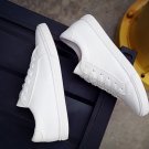 Spring and Summer With White Shoes Women Flat Leather Canvas