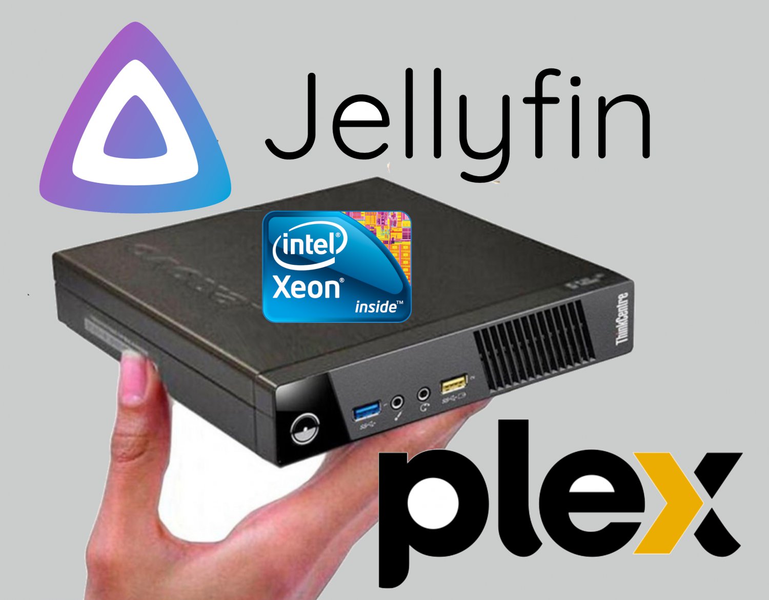 Personal Media Jellyfin / Plex Enhanced Server for trans coding and automation of all your media