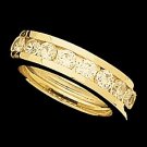 SH52  ANNIVERSARY BAND 14K Yellow  SIZE 7  Polished