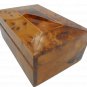 Jewelry box with key, Moroccan handmade Thuya wood box, Rectangular box : 7.87 x 5.11 x 3.34in