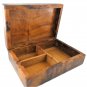 Jewelry wood box, Moroccan handmade Thuya Wooden Mosaic Box, Rectangular box : 7 x 7 x 2,7 in