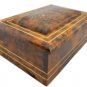Jewelry box with Mirror Inside, Moroccan handmade Thuya wood box, Rectangular box: 7.16x4.88x3.07in