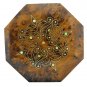 Box for Jewelry and Accessories, Moroccan handmade Thuya wood box, Octagonal box: 6.3x6.3x2.5in