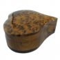 Heart box, Box for Jewelry and Accessories, Moroccan handmade Thuya wood box : 4.9x4.7x1.9in