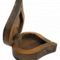 Heart box, Box for Jewelry and Accessories, Moroccan handmade Thuya wood box : 4.9x4.7x1.9in