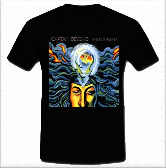 Captain Beyond The Completer Band Rock Retro 70s Black T-Shirt Sz S M L XL 2XL 3XL