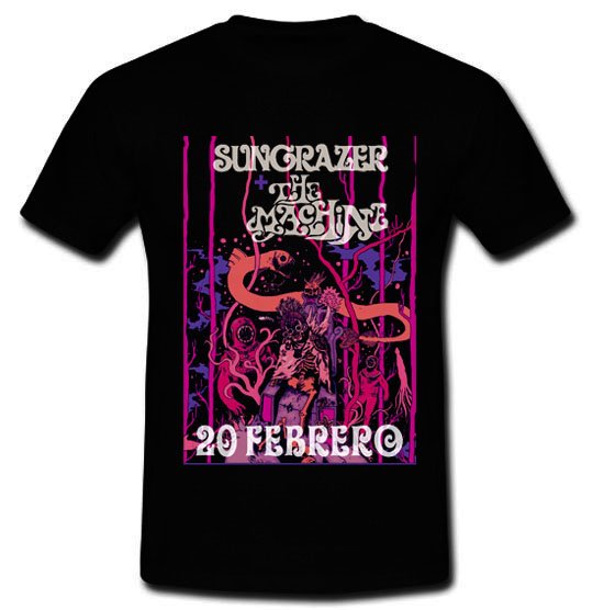 Sungrazer 20 Ferrero heavy rock three piece The Machine T-shirt S M L XL 2XL