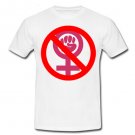Anti feminism broadly opposition to some or all forms of feminism T-shirt S-2XL