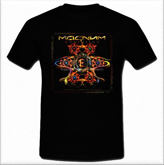 Magnum Evolution retrospective compilation English rock T-shirt Tee S M L XL 2XL