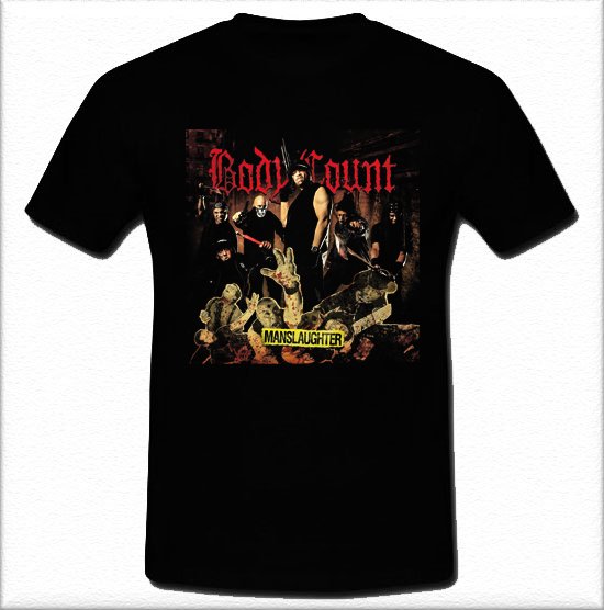 Body Count Manslaughter Rap metal Jamey Jasta max cavalera T-shirt S M L XL 2XL