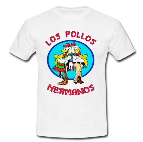 los pollos hermanos fried chicken White T-shirt Tee S M L XL 2XL