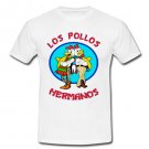 los pollos hermanos fried chicken White T-shirt Tee S M L XL 2XL