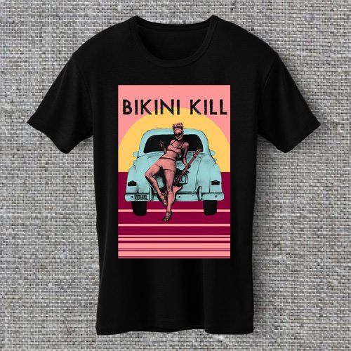 Bikini Kill Pussy Whipped Punk rock The Singles White T-shirt Tee S M L XL 2XL