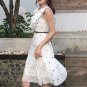 Pretty Girlish Flouncing Collar Stars Tank A-line Dress