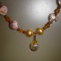 Jasper heart necklace