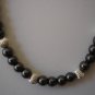 Hematite/silver Magnetic Necklace