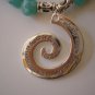 Jade/Silver colored Necklace