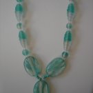 Clear/Mint Green  Necklace